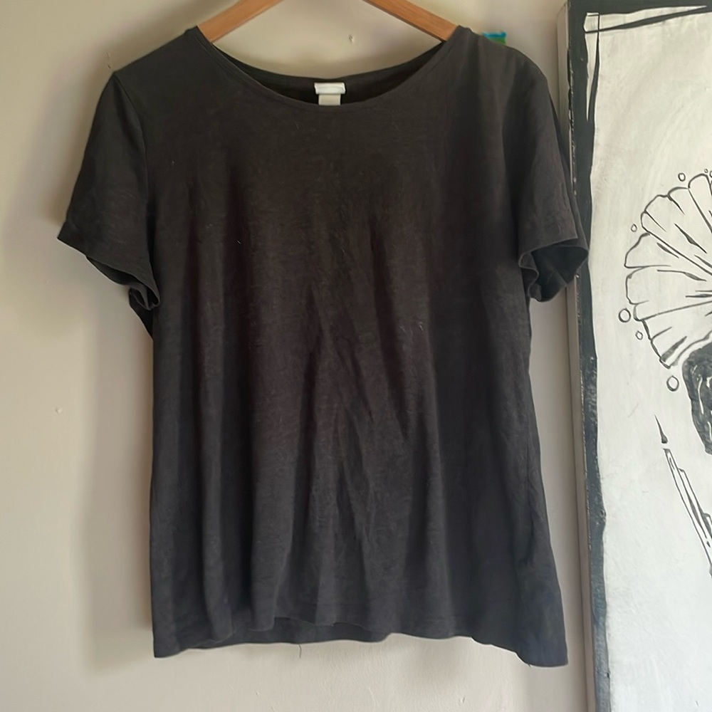 H&M basics grey tee
